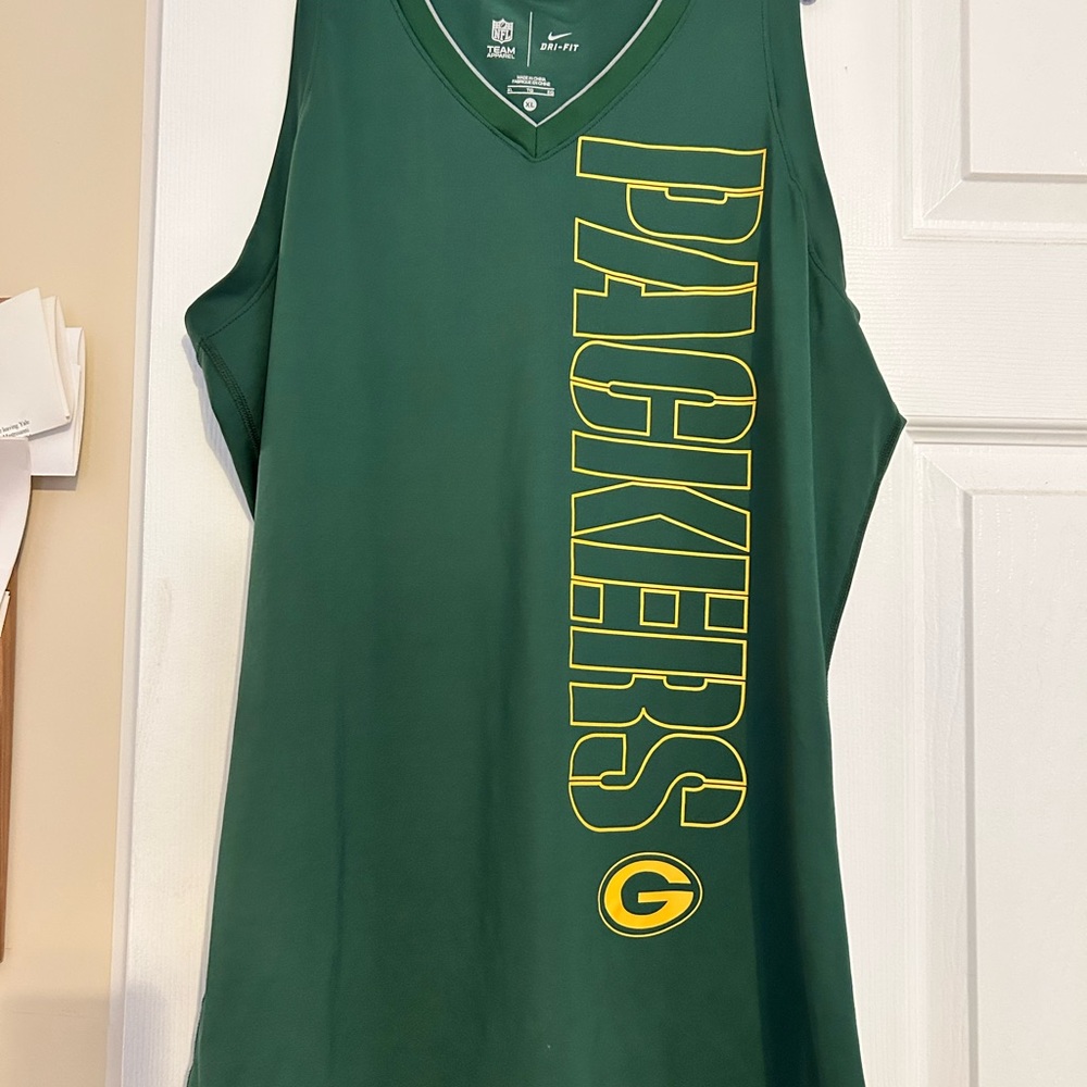 Nike Pro Green Bay Packers  NFL Team Apparel Tank- XL